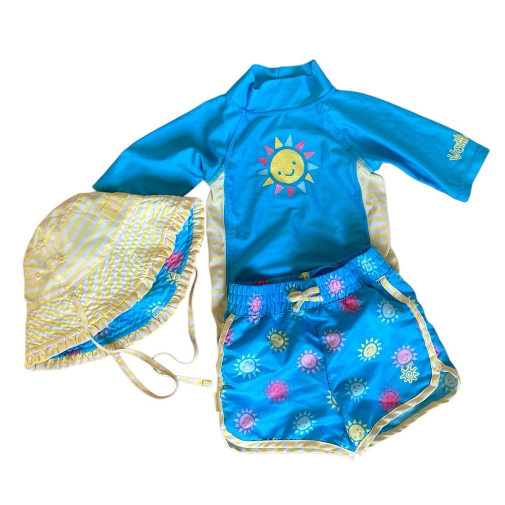 [UV Skinz] UPF 50+ Kids 3 piece Swim Set 2T